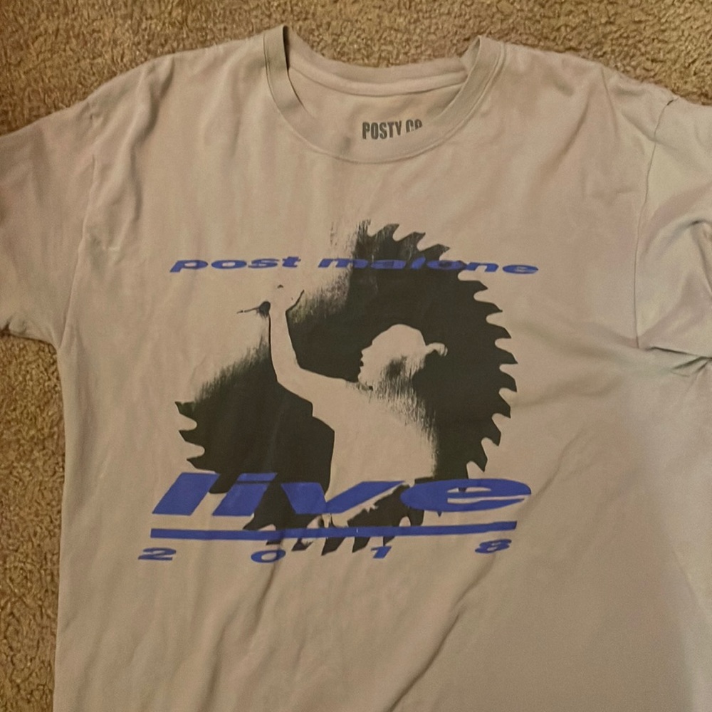 post malone 2018 concert tee